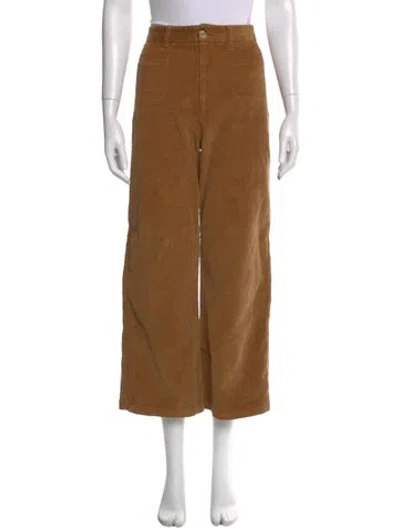 Pre-owned Rouje Wide Leg Pants In Brown