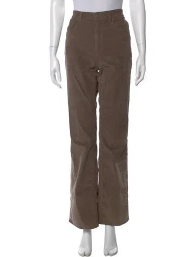 Pre-owned Rouje Wide Leg Pants In Brown