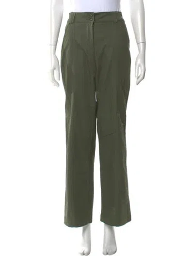 Pre-owned Rouje Wide Leg Pants In Green