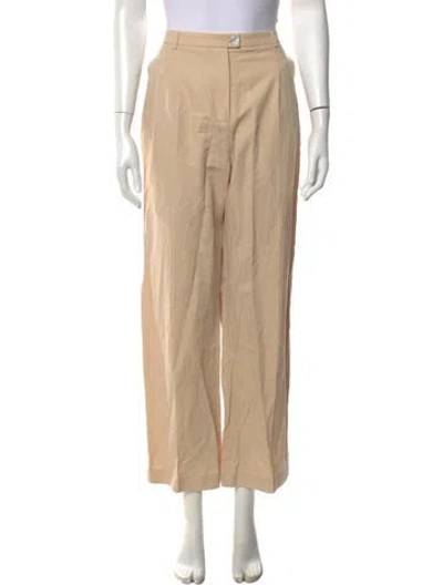 Pre-owned Rouje Wide Leg Pants In Neutrals