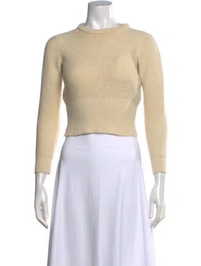 Pre-owned Rouje Wool Patterned Sweater In Neutral