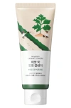 Round Lab Mugwort Calming Cleanser In Transparent