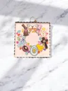 Round Top Easter Wreath Charm In Multi In Multi