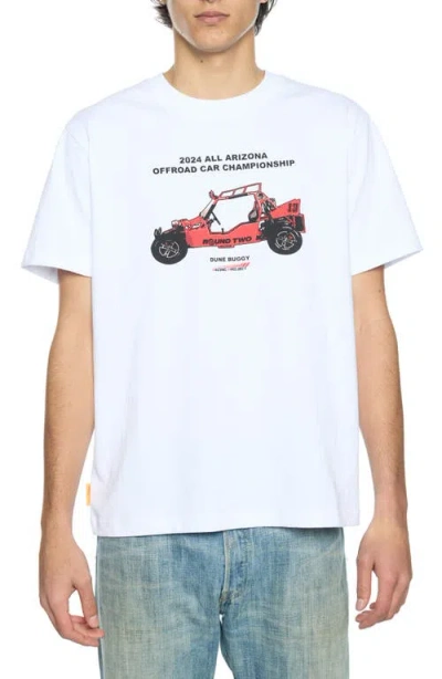 Round Two Dune Buggy Graphic T-shirt In White