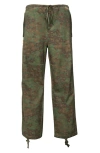 ROUND TWO FLORAL CAMOUFLAGE DRAWSTRING PARACHUTE PANTS