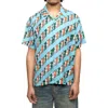 Round Two Mustang Stripe Camp Shirt