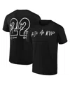 Round21 Big Boys And Girls A'ja Wilson Black Las Vegas Aces Player Signature Name Number T-shirt In Black