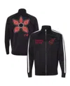 Round21 Men's And Women's Black Indiana Fever Stranger Things Hawkins Full-zip Track Jacket In Black