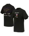 Round21 Men's And Women's Black Kelsey Plum Los Angeles Sparks Boxy Signature Name Number T-shirt