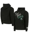 Round21 Men's And Women's Black New York Liberty Script Pullover Hoodie In Black