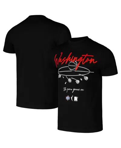 Round21 Men's And Women's Black Washington Mystics Home Court T-shirt