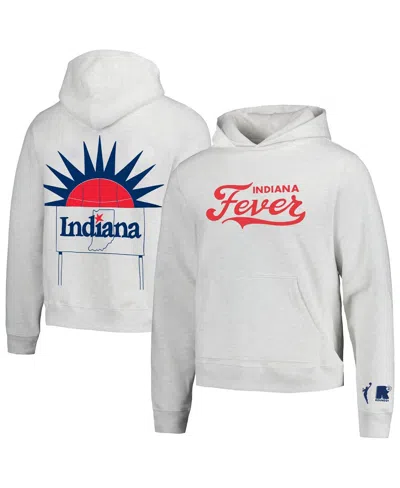 Round21 Men's And Women's Gray Indiana Fever Rise Pullover Hoodie