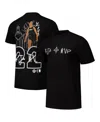 Round21 Men's And Women's  A'ja Wilson Black Las Vegas Aces Player Illustration T-shirt In Black