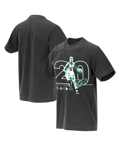 Round21 Men's And Women's Sabrina Ionescu Charcoal New York Liberty Graphic Number T-shirt In Gray