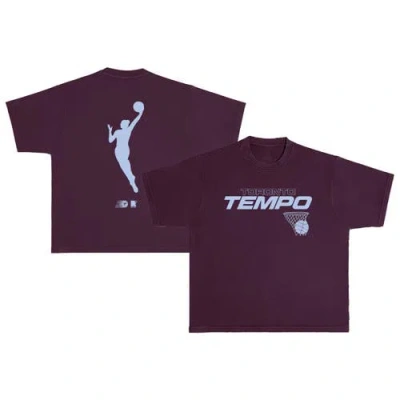 Round21 Unisex  Burgundy Toronto Tempo Swish T-shirt
