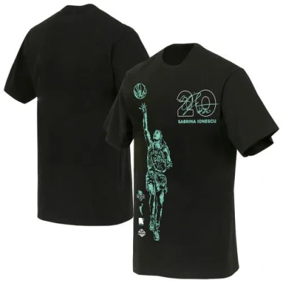 Round21 Unisex  Sabrina Ionescu Black New York Liberty Player T-shirt