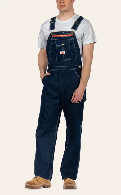 Roundhouse Round House Denim Bib Overalls--sizes 44-46 In Purple