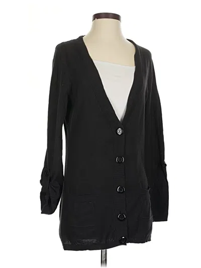 Pre-owned Route 66 Cardigan Sweater In Black