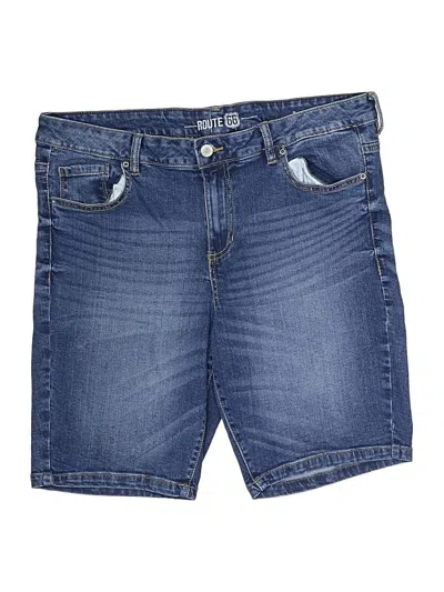 Pre-owned Route 66 Denim Shorts In Blue