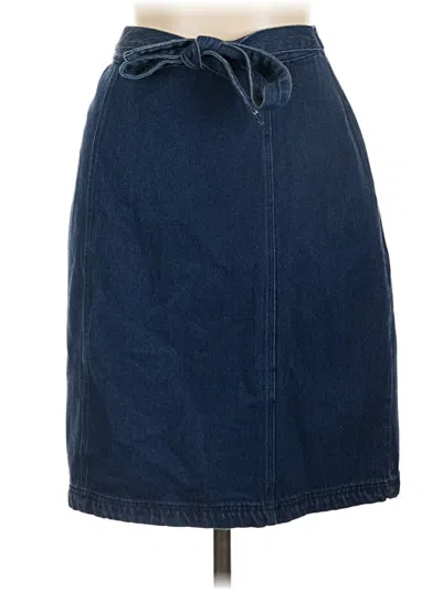 Pre-owned Route 66 Denim Skirt In Blue