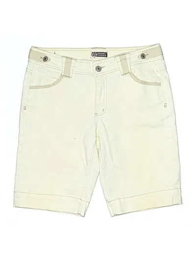 Pre-owned Route 66 Khaki Shorts In Ivory
