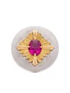 Rouvenat 18k Yellow Gold And Silver Tag Tourmaline Ring In Multi