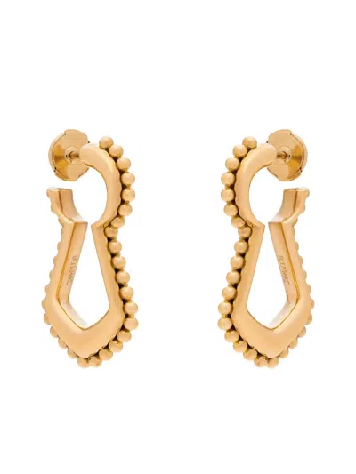 Rouvenat 18k Yellow Gold Large Unlock Earrings