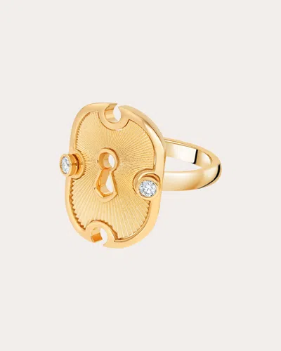 Rouvenat Women's Diamond & 18k Gold Unlock Ring