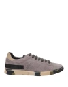 Rov Man Sneakers Grey Size 9 Soft Leather In Grey