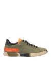 Rov Man Sneakers Military Green Size 8.5 Soft Leather In Green
