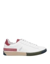 Rov Man Sneakers White Size 7.5 Leather In White