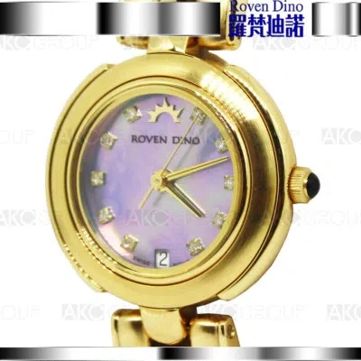 Pre-owned Roven Dino San Marco 6002lgg1e9 Swiss Movement Womens Watch