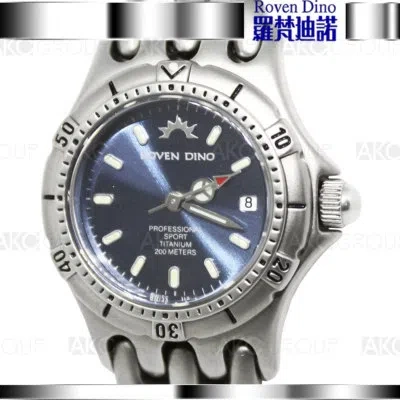 Pre-owned Roven Dino Talon Titanium 8008wxx11 Swiss Movement Womens Watch