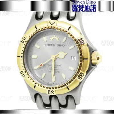 Pre-owned Roven Dino Talon Titanium 8008wzx14 Swiss Movement Womens Watch