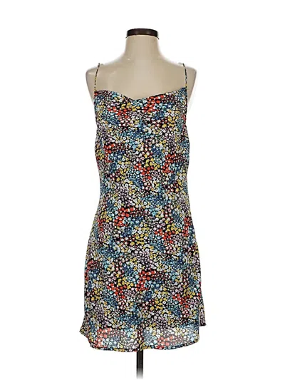 Pre-owned Row A Casual Dress In Black