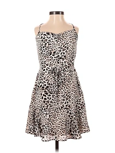 Pre-owned Row A Casual Dress In Brown