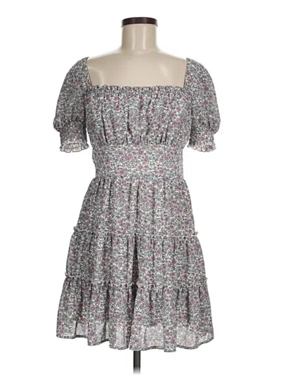 Pre-owned Row A Casual Dress In Gray