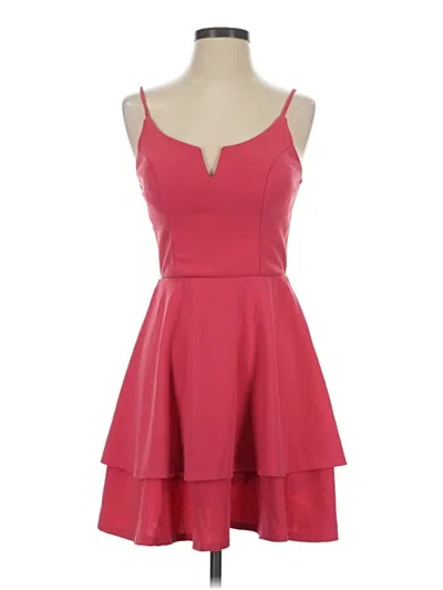 Pre-owned Row A Cocktail Dress In Pink