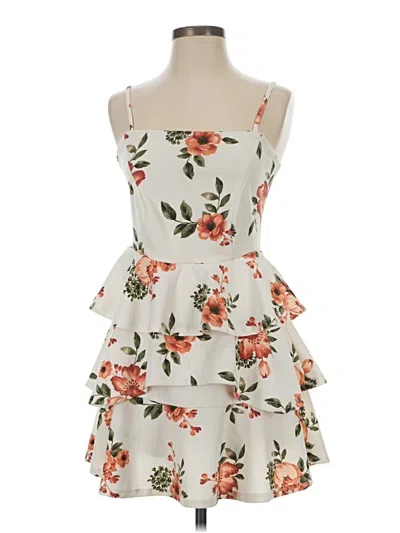 Pre-owned Row A Cocktail Dress In White