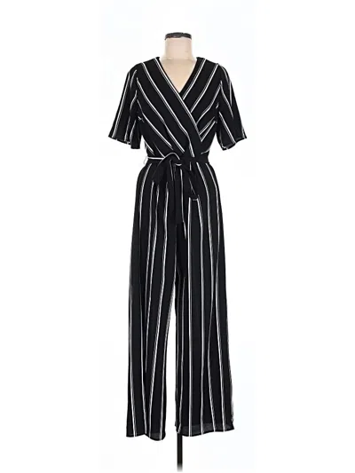 Pre-owned Row A Jumpsuit In Black