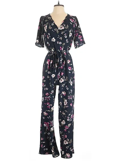 Pre-owned Row A Jumpsuit In Black