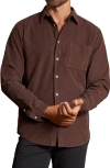 Rowan Nobel Fine Wale Corduroy Button-up Shirt In Mountain Ridge