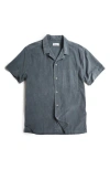 ROWAN ZION COTTON CORDUROY SHORT SLEEVE BUTTON-UP SHIRT