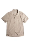 ROWAN ZION COTTON CORDUROY SHORT SLEEVE BUTTON-UP SHIRT