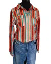 Rowdy Crowd Sturgill Serape Button Up Shirt In Multi