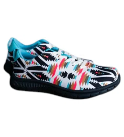 Rowdy Crowd Women's Atoka Western Sneakers In Aztec In Multi