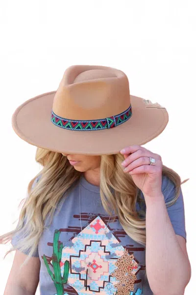 Rowdy Crowd Women's High Roller Hats In Tan In Multi