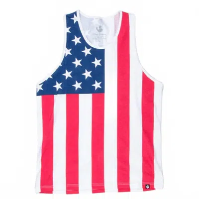 Rowdy Gentleman Men's The American Flag Tank Top In Multi