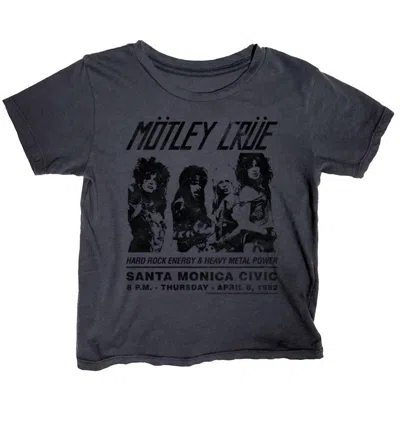 Rowdy Sprout Kids' Boy's Motley Tee In Vintage Black