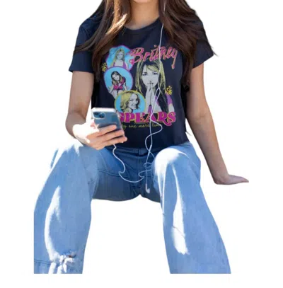 Rowdy Sprout Kids' Britney Spears Tee In Black